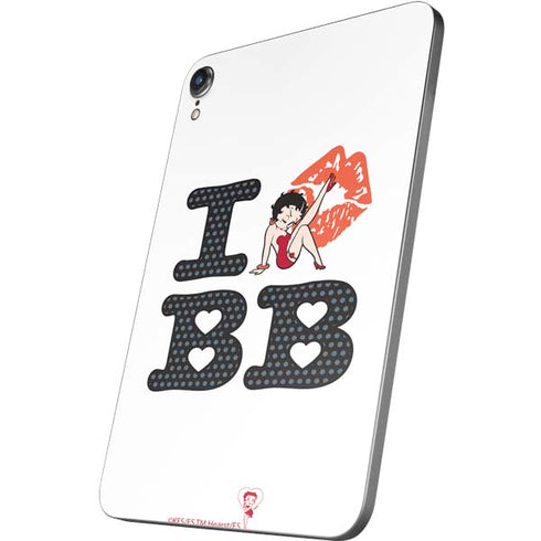 Betty Boop I Love BB Apple iPad Mini Skin