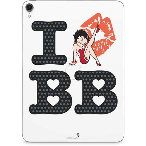 Betty Boop I Love BB Apple iPad Pro Skin