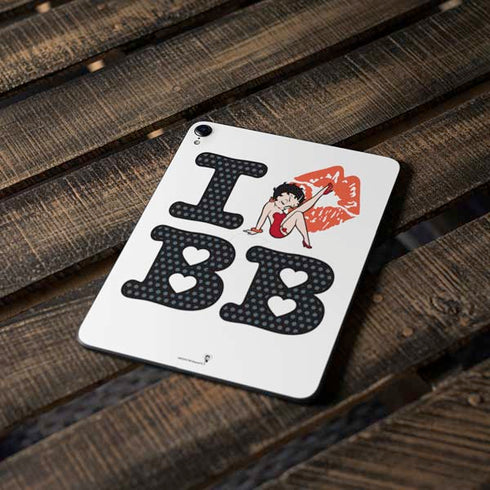 Betty Boop I Love BB Apple iPad Pro Skin