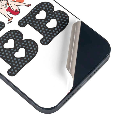 Betty Boop I Love BB iPhone Skins