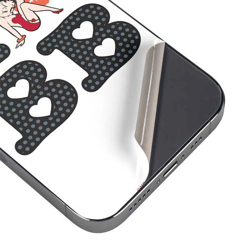 Betty Boop I Love BB iPhone 15 Pro Max Skin