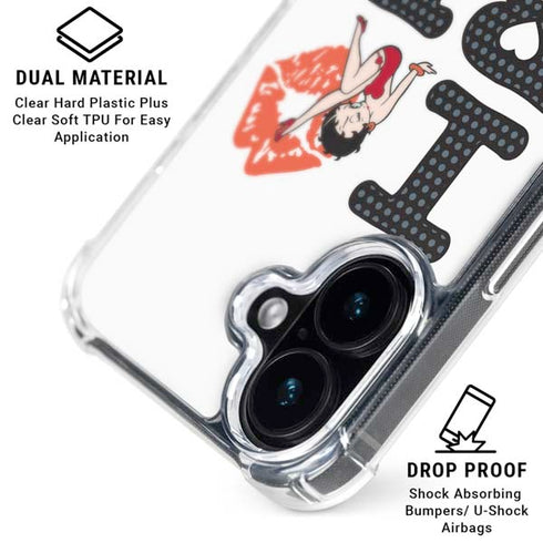 Betty Boop I Love BB iPhone 16 Plus MagSafe Case