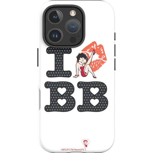 Betty Boop I Love BB iPhone 16 Pro Impact Case