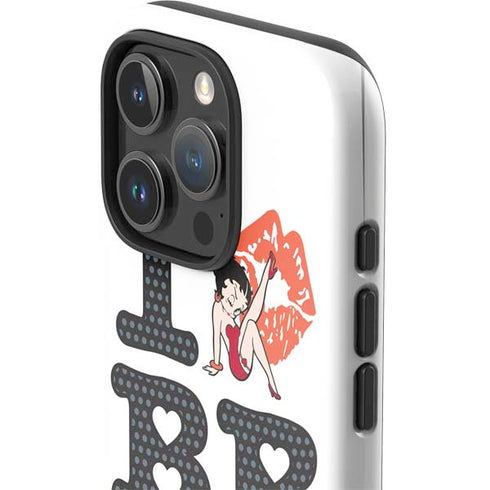 Betty Boop I Love BB iPhone 16 Pro Impact Case
