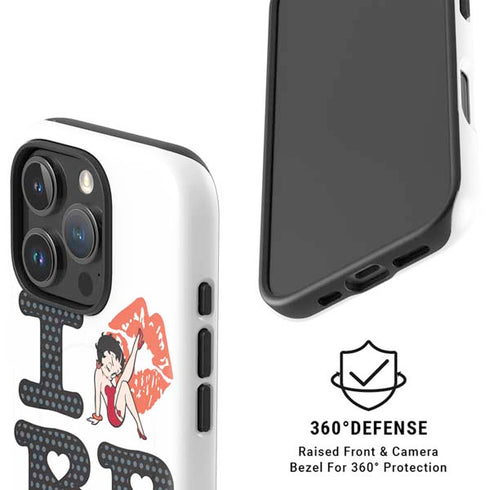 Betty Boop I Love BB iPhone 16 Pro Magsafe Impact Case
