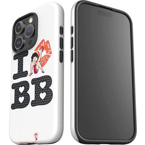 Betty Boop I Love BB iPhone 16 Pro Max Impact Case