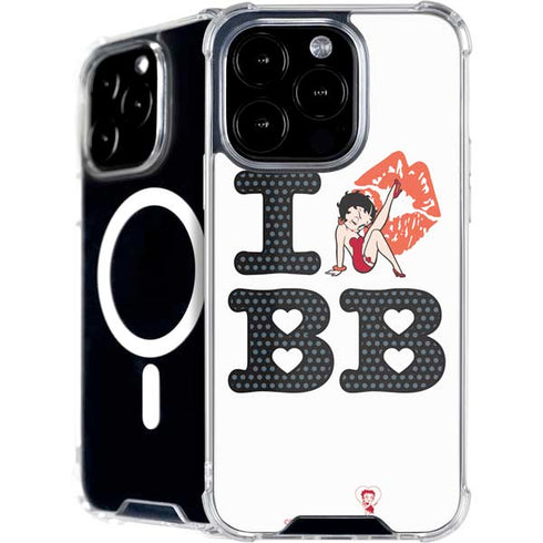 Betty Boop I Love BB iPhone 16 Pro Max MagSafe Case
