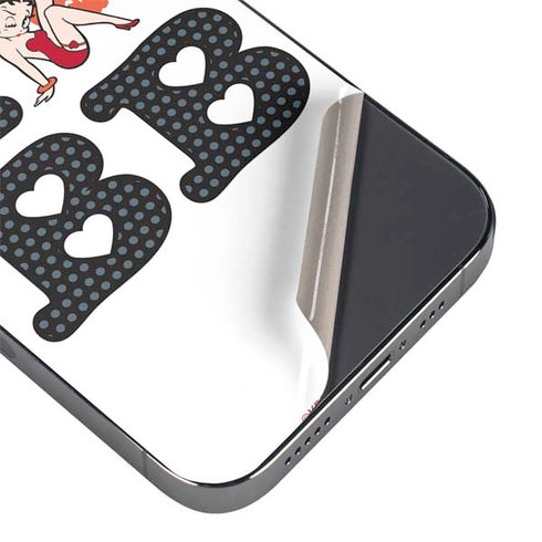 Betty Boop I Love BB iPhone 16 Pro Max Skin
