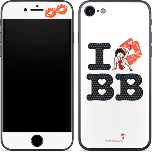 Betty Boop I Love BB iPhone 7 Skin