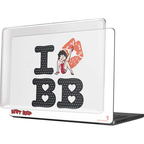 Betty Boop I Love BB MacBook Pro 14in (2021-24) Case plus Skin