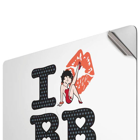 Betty Boop I Love BB Apple MacBook Pro 16-inch Skin