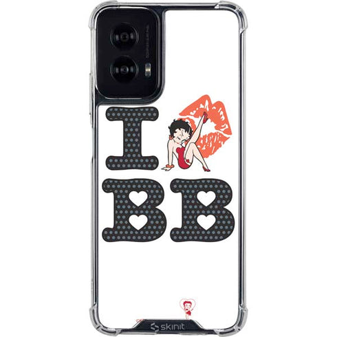 Betty Boop I Love BB Moto G Power 5G (2024) Clear Case