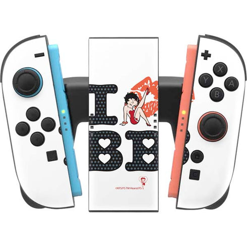 Betty Boop I Love BB Nintendo Switch 2 (2025) Joy-Con Controller Skin