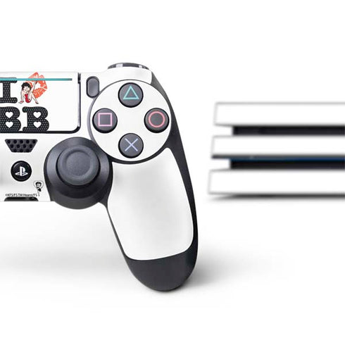 Betty Boop I Love BB PS4 Pro Bundle Skin