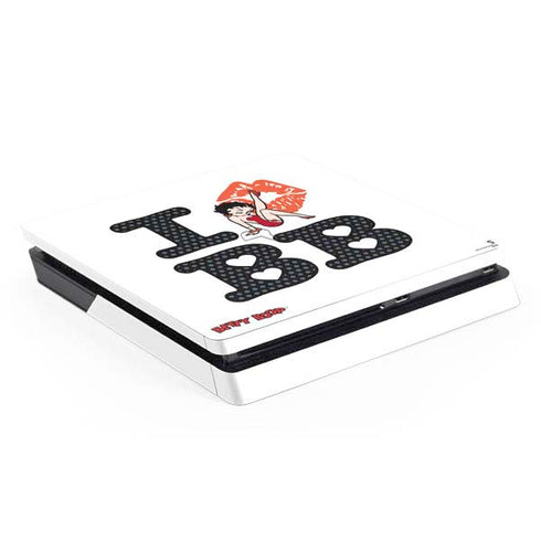 Betty Boop I Love BB PlayStation PS4 Skins