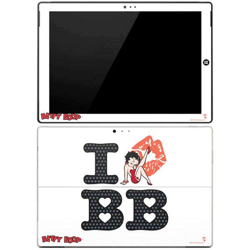 Betty Boop I Love BB Surface Pro 3 Skin