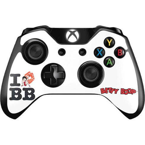 Betty Boop I Love BB Xbox One Controller Skin