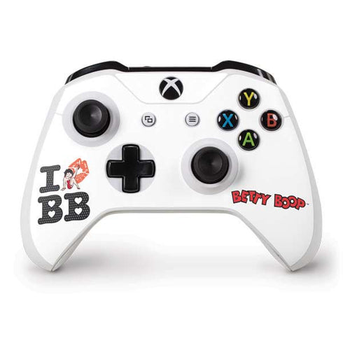 Betty Boop I Love BB Xbox One S Controller Skin