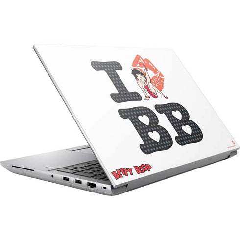 Betty Boop I Love BB HP ZBook Fury 16 G10 Skin