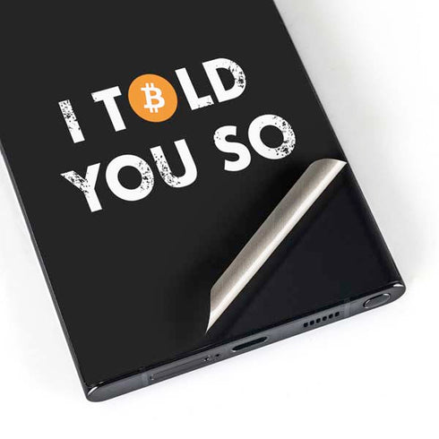 I Told You So Galaxy S25 Ultra Skin