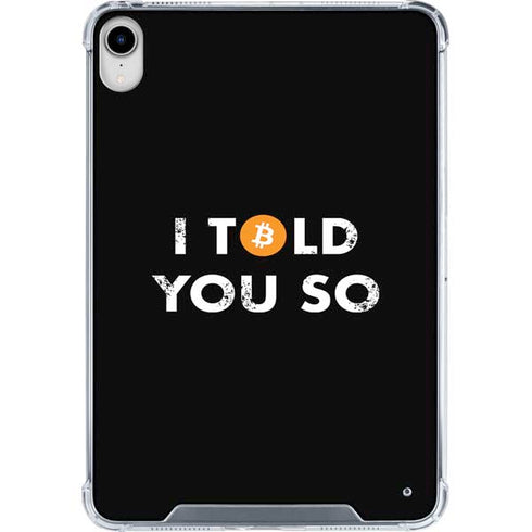 I Told You So iPad 11th Gen (2025) Clear Case