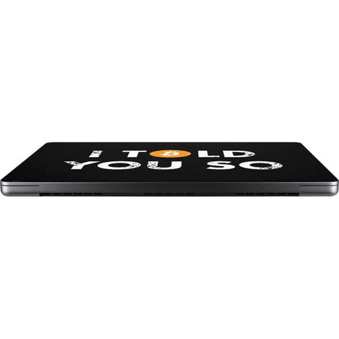 I Told You So Apple MacBook Pro 14-inch Skin