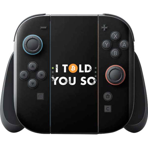 I Told You So Nintendo Switch 2 (2025) with Joy-Con Skin