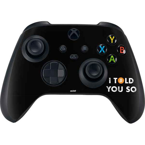 I Told You So XBox Series X Digital Edition Bundle Skin