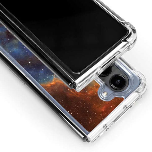 IC 1805 The Heart Nebula in Cassiopeia Galaxy Z Fold5 5G Clear Case