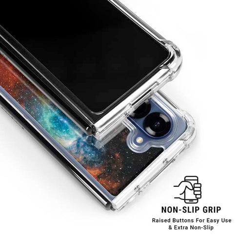 IC 1848 the Soul Nebula Galaxy Z Fold6 Clear Case