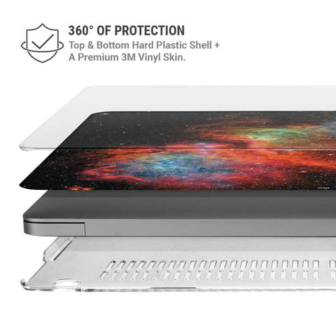 IC 1848 the Soul Nebula MacBook Pro 14in (2021-24) Case plus Skin
