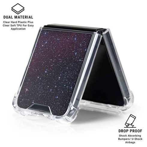 IC 2177 The Seagull Nebula Galaxy Z Flip6 Clear Case