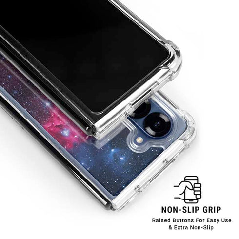 IC 2177 The Seagull Nebula Galaxy Z Fold6 Clear Case