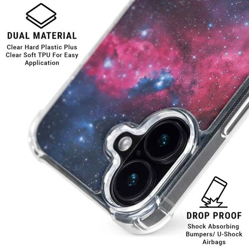 IC 2177 The Seagull Nebula iPhone 16 Clear Case