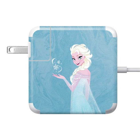 Disney Frozen Ice Blue Elsa Art 85W Power Adapter (15 and 17 inch MacBook Pro Charger) Skin