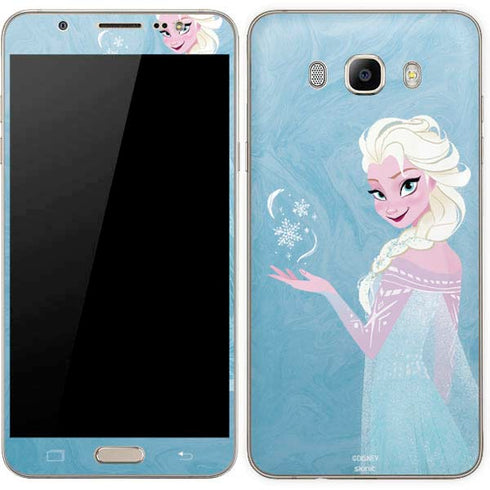 Disney Frozen Ice Blue Elsa Art Galaxy J7 Skin