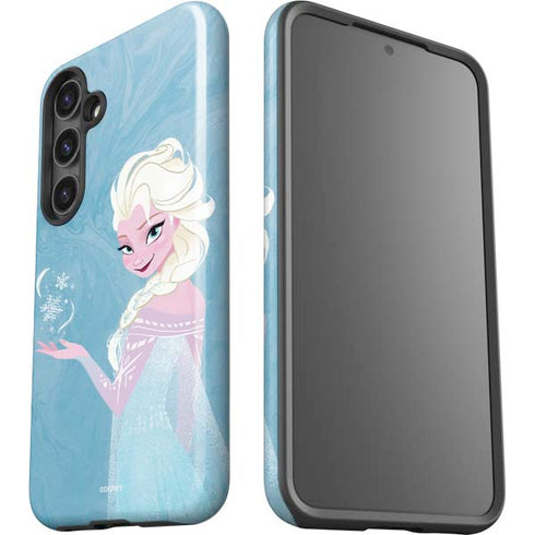 Disney Frozen Ice Blue Elsa Art Galaxy S25 Impact Case