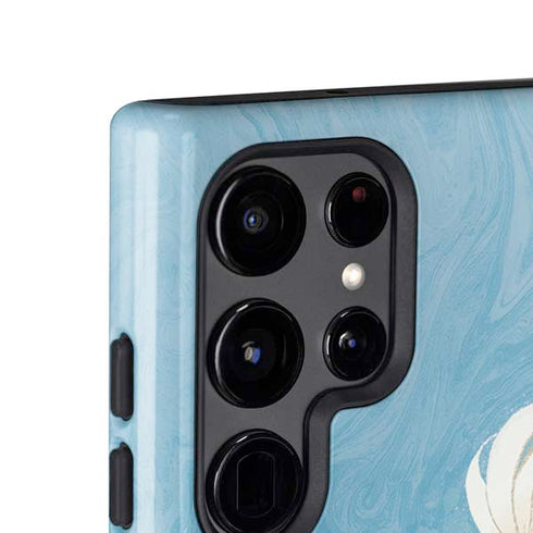 Disney Frozen Ice Blue Elsa Art Galaxy S25 Ultra Impact Case