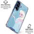 Disney Frozen Ice Blue Elsa Art Galaxy S25 Clear Case