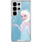 Disney Frozen Ice Blue Elsa Art Galaxy S25 Ultra Clear Case