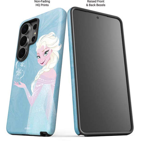 Disney Frozen Ice Blue Elsa Art Galaxy S26 Ultra Impact Case