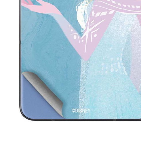 Disney Frozen Ice Blue Elsa Art Galaxy Z Fold5 5G Skin