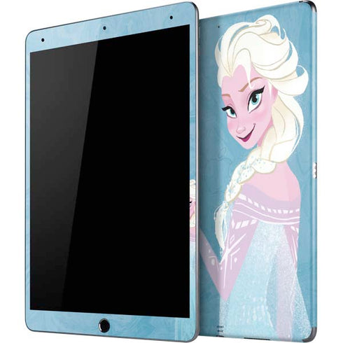 Disney Frozen Ice Blue Elsa Art iPad Skins