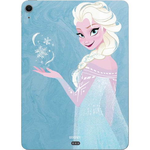 Disney Frozen Ice Blue Elsa Art Apple iPad Air Skin