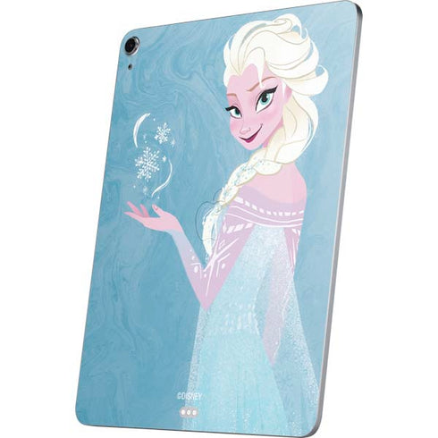 Disney Frozen Ice Blue Elsa Art Apple iPad Air Skin