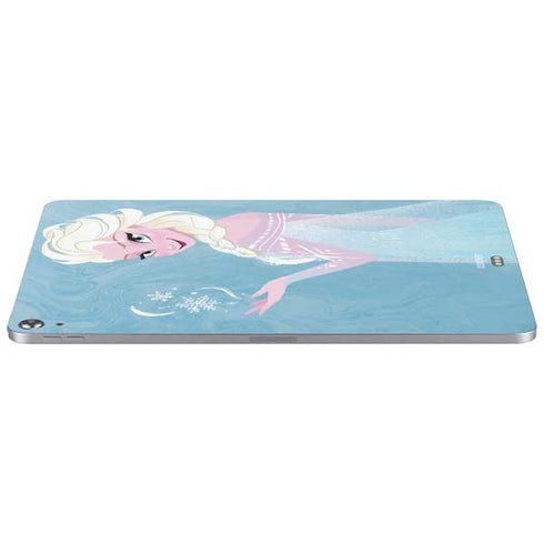 Disney Frozen Ice Blue Elsa Art Apple iPad Air Skin