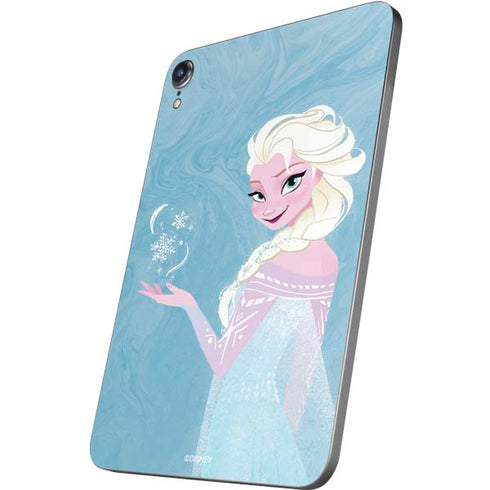 Disney Frozen Ice Blue Elsa Art Apple iPad Mini Skin