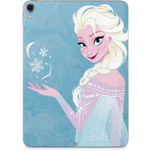 Disney Frozen Ice Blue Elsa Art Apple iPad Pro Skin