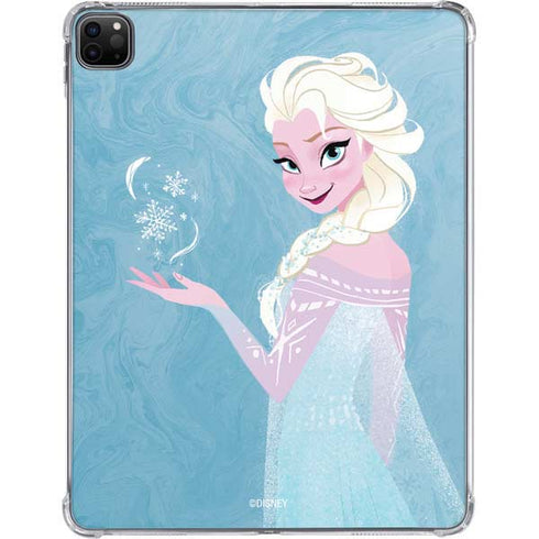 Disney Frozen Ice Blue Elsa Art iPad Pro 11in (2024) Clear Case