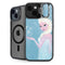 Disney Frozen Ice Blue Elsa Art iPhone 14 Kickstand Case